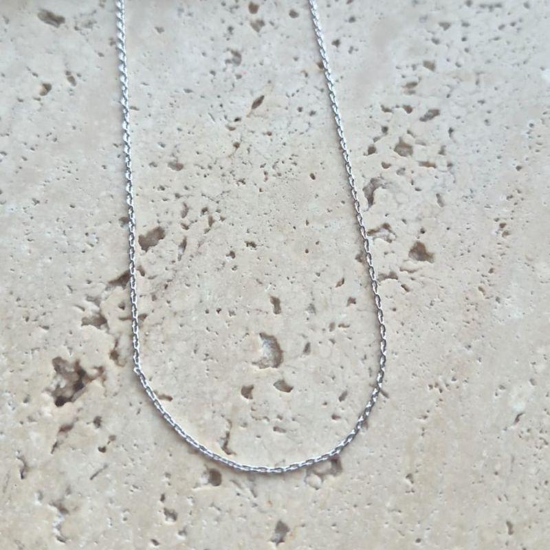 Corrente Cartier Diamantada Fininha 70cm