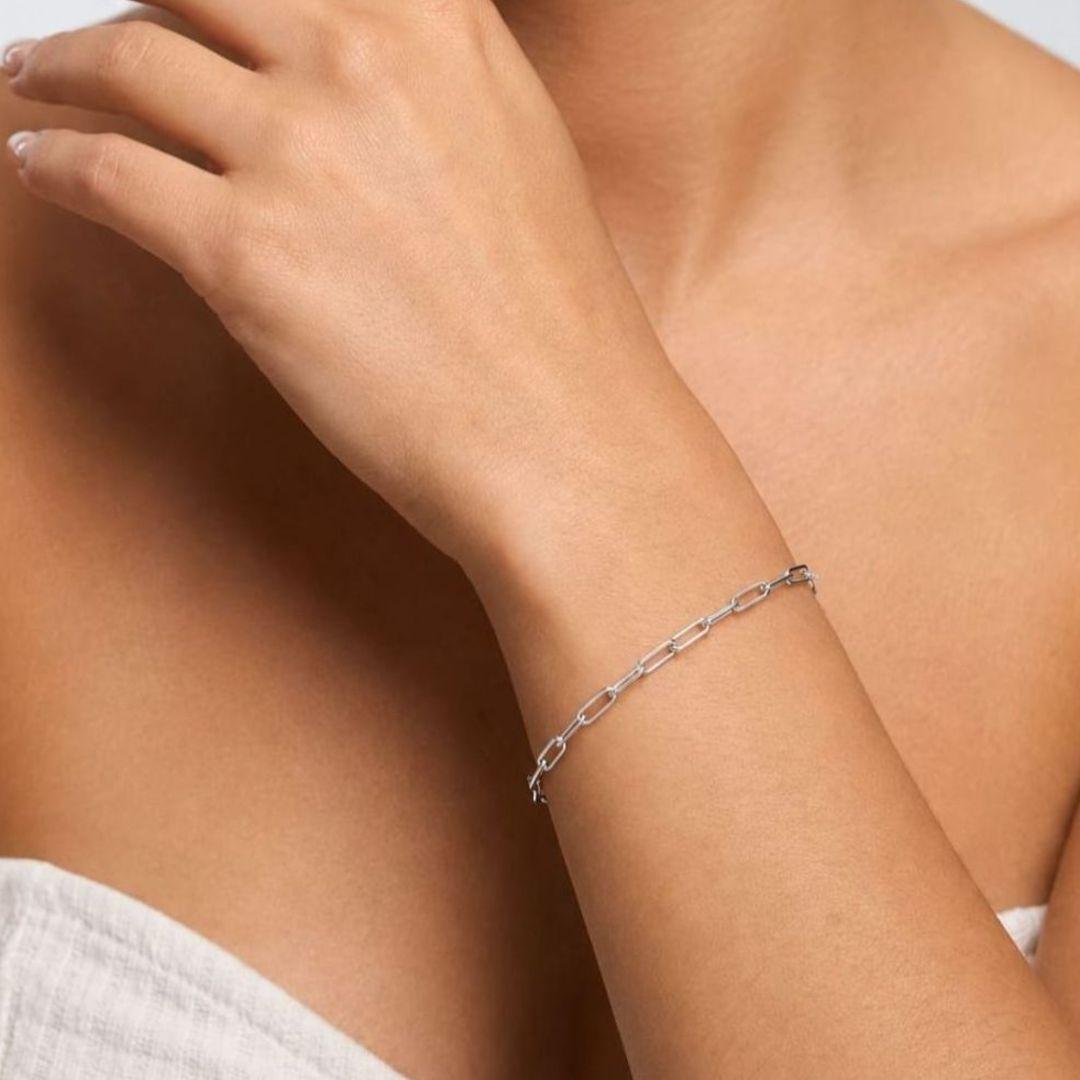 Pulseira Cartier Fina 0,5mm 18cm